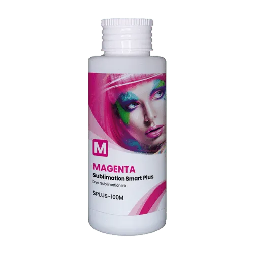 Flasche Smart Plus Sublimationstinte von GlopInk, Farbe Magenta
